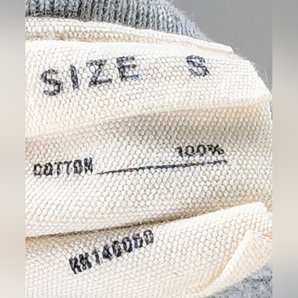 Buck Mason Women's Vintage Interloop Wide Leg Sweatpant in Graphite - Picture 5 of 5